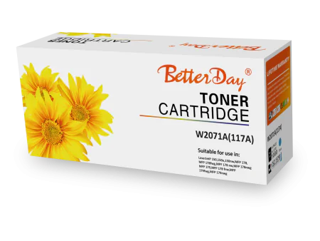 Toner BetterDay HP 117A W2071A Couleur Cyan