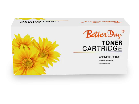 Toner Better Day HP 134X (W1340X) couleur noir sans puce