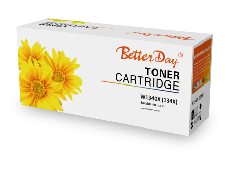 Toner Better Day HP 134X (W1340X) couleur noir sans puce