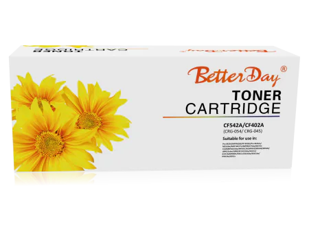 Toner Better Day HP CF542A CF402A CANON CRG-054  045 Couleur Yellow