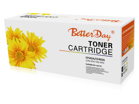 Toner Better Day HP CF542A CF402A CANON CRG-054  045 Couleur Yellow