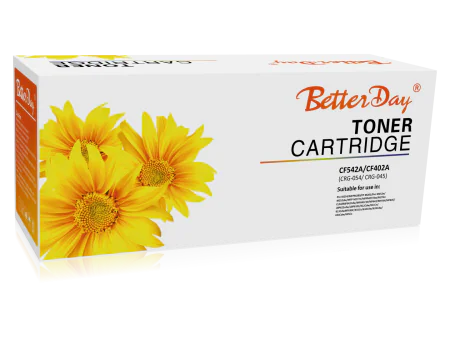 Toner Better Day HP CF542A CF402A CANON CRG-054  045 Couleur Yellow