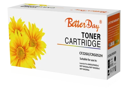 Toner Better Day HP CF226X CANON CRG-052H Couleur Noir