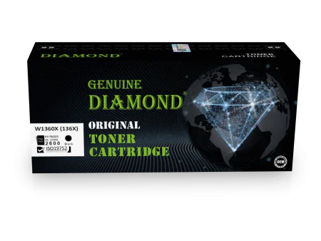 Toner Diamond  HP 136X (W1360X) sans puce