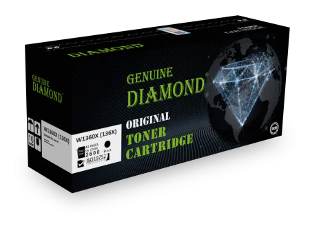 Toner Diamond  HP 136X (W1360X) sans puce