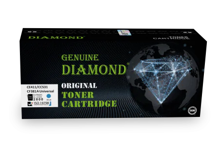 Toner Diamond HP CE411 CC531 CF381A Universal Couleur Cyan