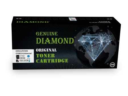 Toner Diamond HP CE411A CC531A CF381A Universal Couleur Cyan Toner Diamond HP CE411A CC531A CF381A Universal Couleur Cyan