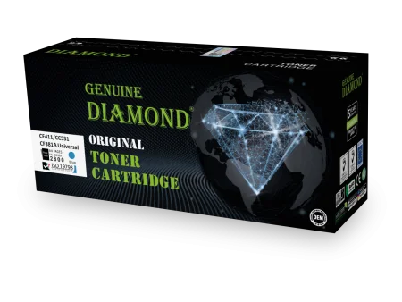 Toner Diamond HP CE411A CC531A CF381A Universal Couleur Cyan Toner Diamond HP CE411A CC531A CF381A Universal Couleur Cyan