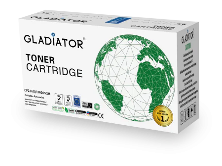Toner Gladiator HP CF226X CANON CRG052H Couleur Noir