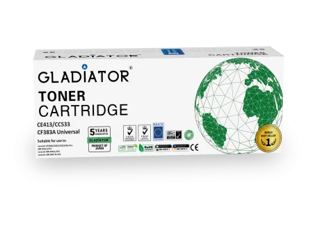 Toner Gladiator HP CE413A CC533A  CF383A Universal Couleur Magenta