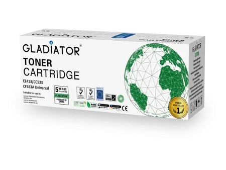 Toner Gladiator HP CE413A CC533A  CF383A Universal Couleur Magenta