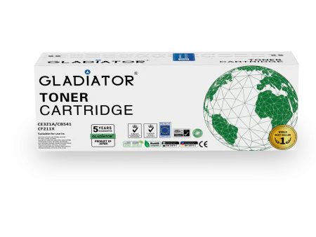 Toner Gladiator HP CE321A CB541 CF211X Couleur Cyan