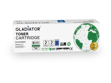 Toner Gladiator HP 17A (CF217A) CANON CRG047 Couleur Noir