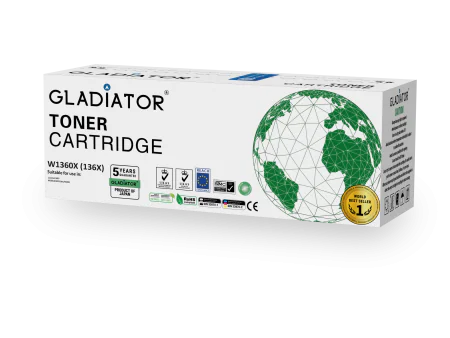 Toner Gladiator HP 136A (W1360A) sans puce