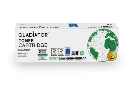 Toner Gladiator HP 126A  130A CE312A CF352A Couleur Yellow