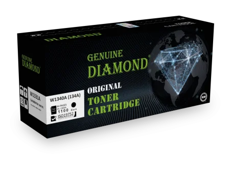 Toner Diamond  HP 134A (W1340A) couleur noir avec puce