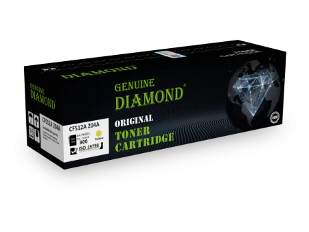 Toner Diamond  HP 204A CF512A Couleur Noir