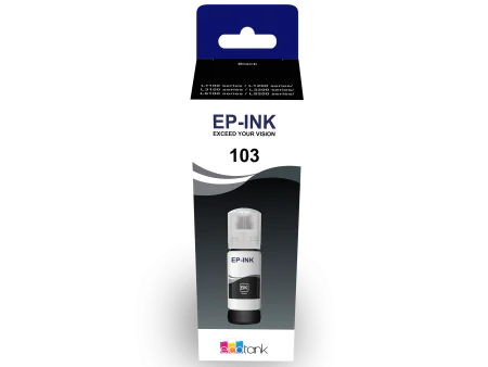 Bouteille Encre Ep-ink  103 Couleur Black