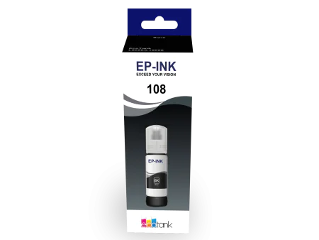 Bouteille Encre Ep-ink 108 Couleur Black