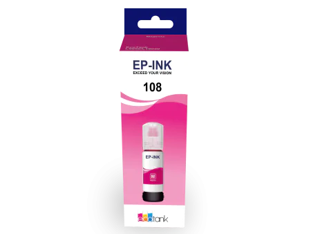 Bouteille Encre Ep-ink 108 Couleur Magenta