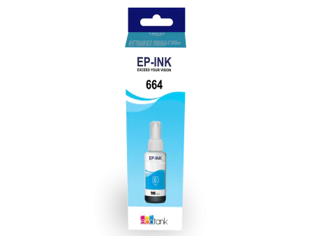 Bouteille Encre Ep-ink 664 Couleur Cyan