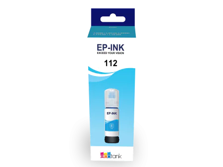 Bouteille Encre Ep-ink 112 Couleur Cyan