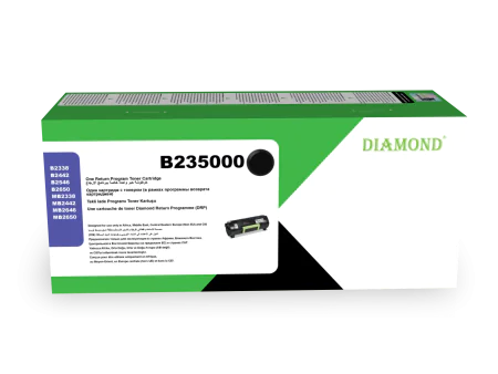 Toner Diamond pour Lexmark B235000 Noir Return Program Toner Cartridge