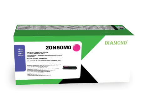 Toner Diamond pour Lexmark CS/CX331 431 Noir programme de retour