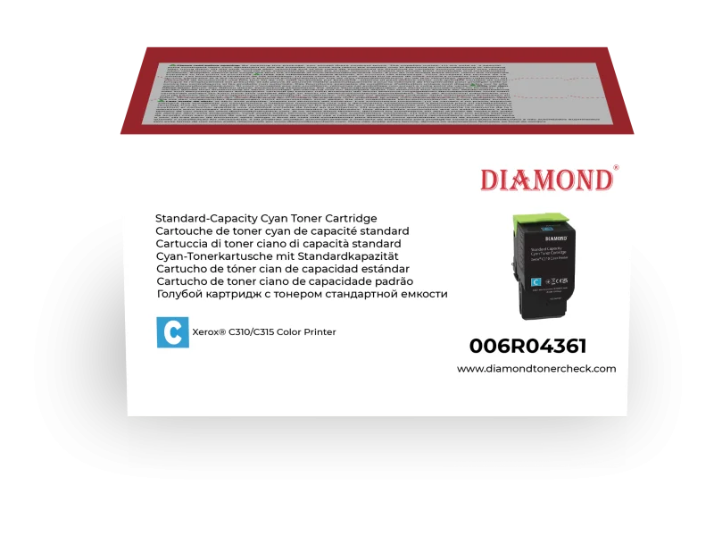 Diamond Toner pour Xerox C310/C315 Cyan