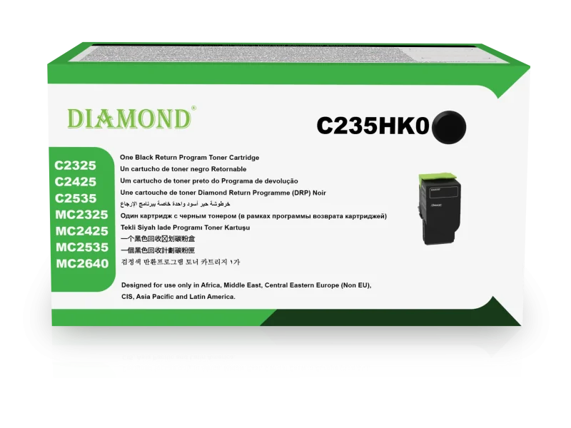 Toner Diamond Pour Lexmark C235HK0  Black