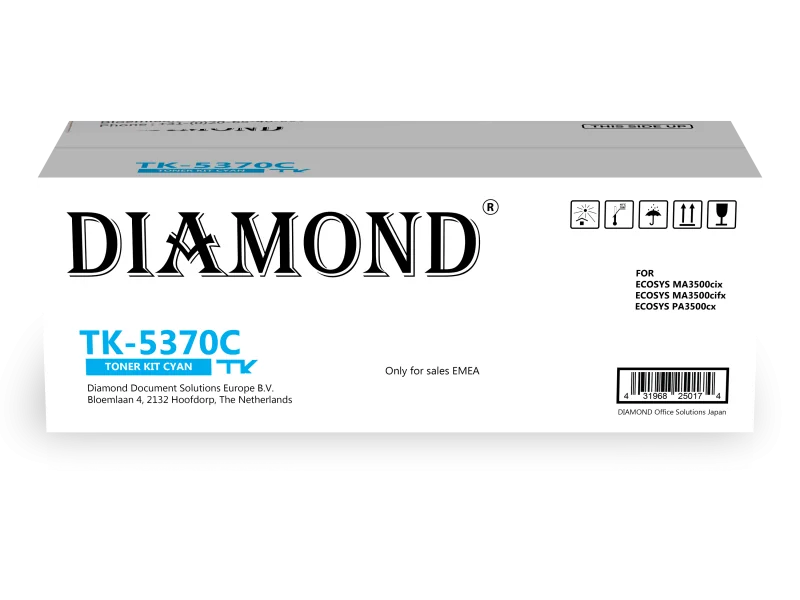 Toner Diamond pour  KYOCERA TK-5370C Cyan