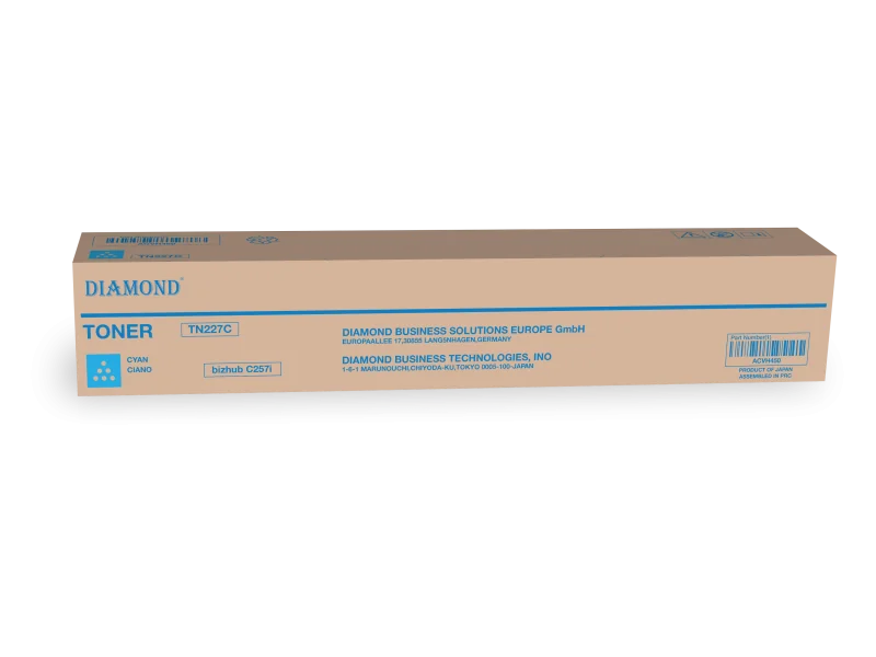 TONER Diamond pour Konica Minolta TN227K (ACVH150) Noir