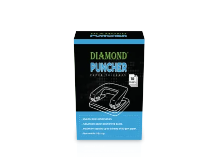 Perforatrice 2 trous – Capacité 10 feuilles pour bureau