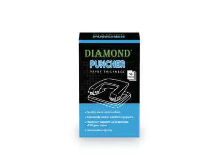 Perforatrice 2 trous – Capacité 16 feuilles pour bureau