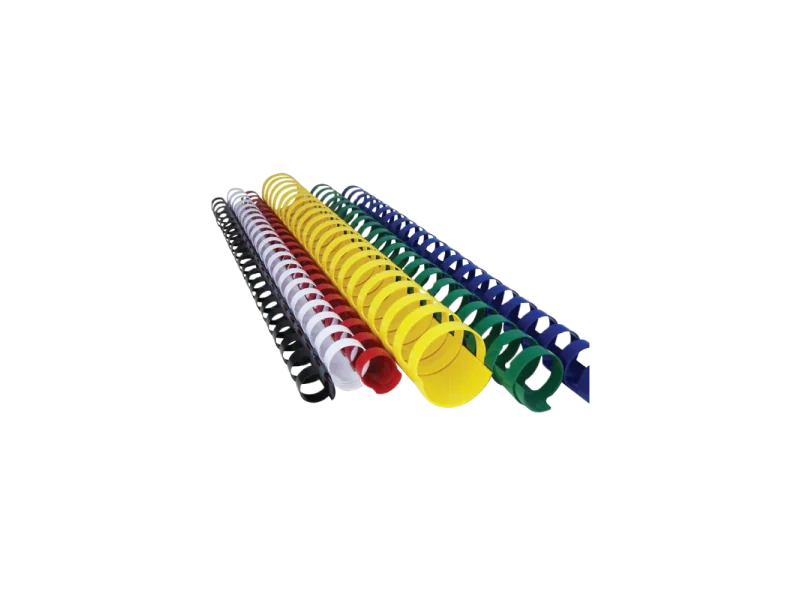 Reliure plastique 18 mm – Boîte de 100 spirales pour reliure A4