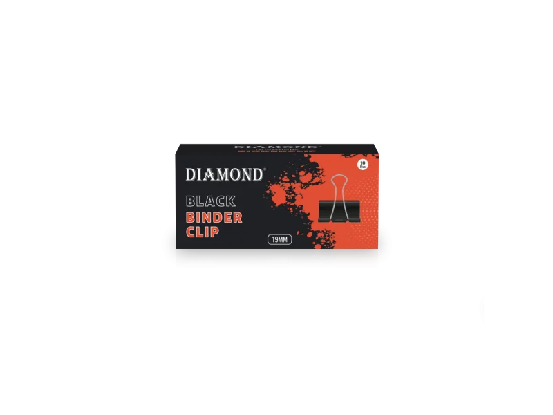 Pince double noire 19 mm – Clip papier pour documents