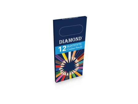 Crayons de couleur 12 pièces – Set de crayons pour dessin et coloriage