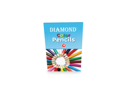 Crayons de Couleur 18 Pièces – Couleurs Vives pour Dessin et École