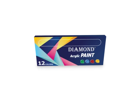 Peinture Acrylique 12 Couleurs – Set Complet pour Art et Loisirs