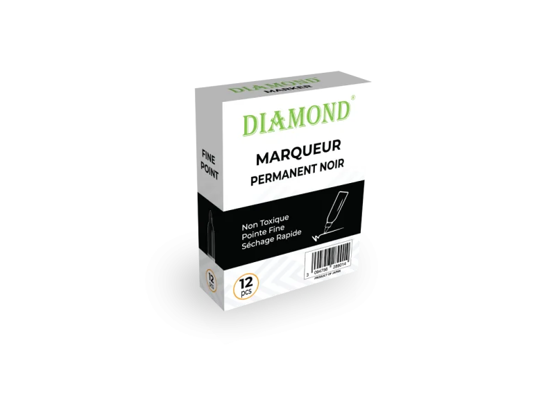 Marqueur permanent – Écriture indélébile sur toutes surfaces