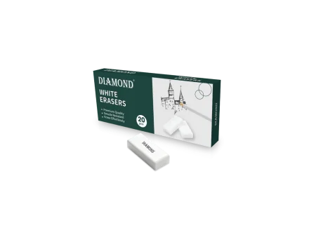 Gomme Blanche 20 Pièces – Effaçage Propre et Sans Traces