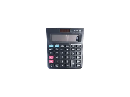Calculatrice MJ-120T-W – Écran Large pour Bureau et Comptabilité