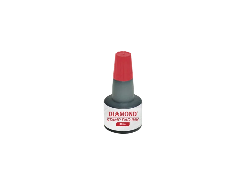 Encre pour Tampon Rouge 30ML – Recharge Précise et Durable