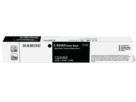 Cartouche de toner Diamond pour imprimante Canon C-EXV 63 Noir