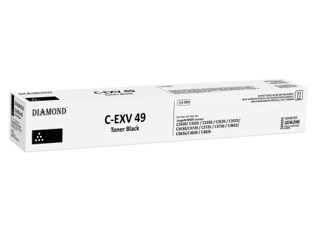 Toner Diamond pour imprimante CANON C-EXV 49 (8524B002) noir de 36000p