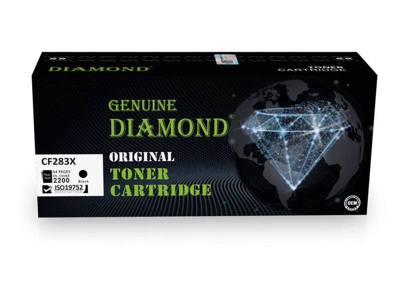 Toner Diamond HP 83X (CF283X) Couleur Noir